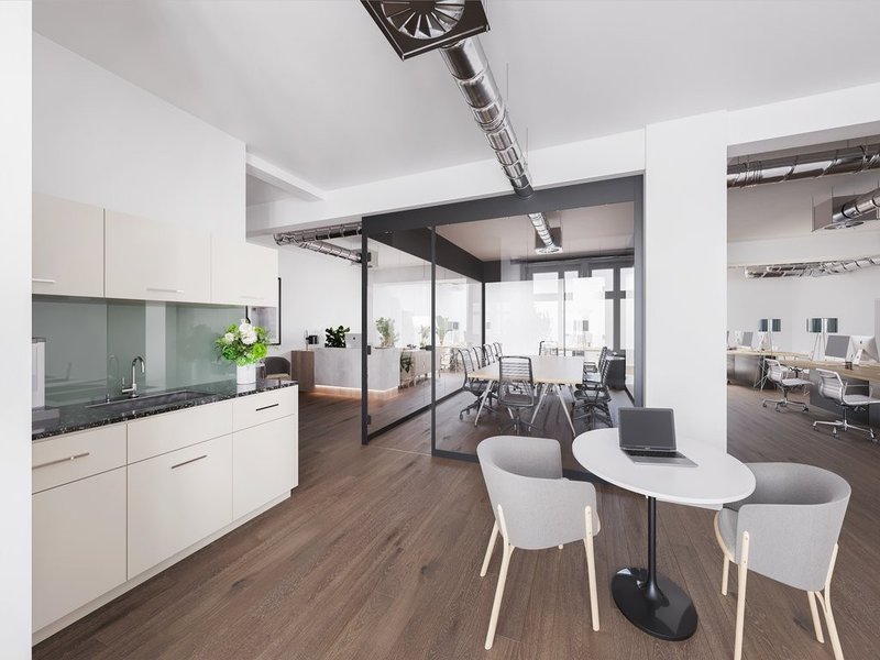 Küche, Pausenecke und Besprechungsraum