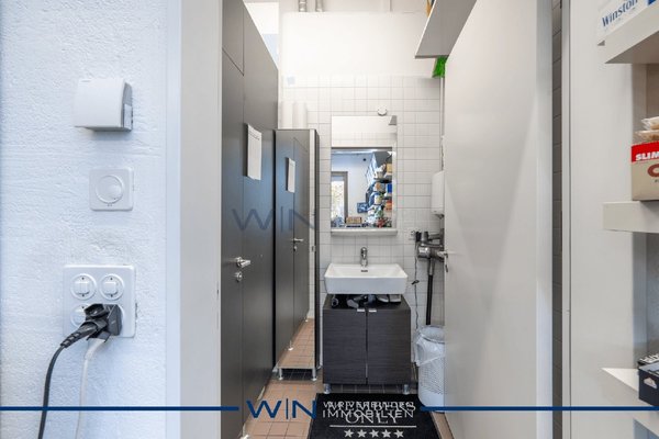 Ein Gäste-WC steht ebenfalls zur Verfügung