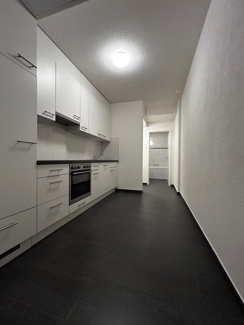 Küche und Korridor