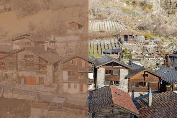 Südseite der beiden Häuser