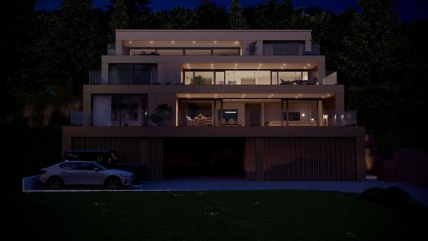 Aussenansicht bei Nacht