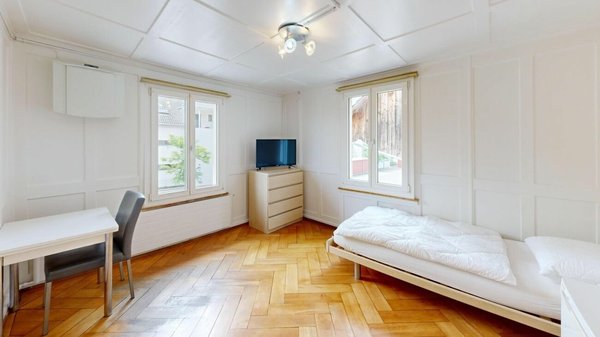 möbliertes Zimmer, Ansicht 1