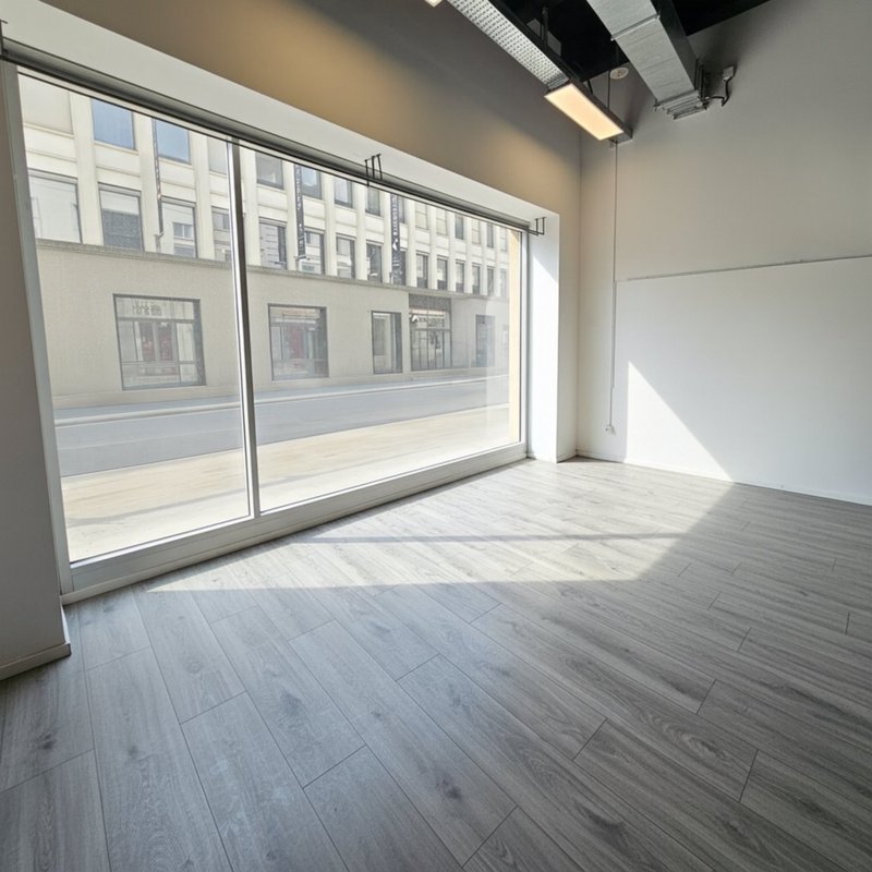 Arcade commerciale lumineuse