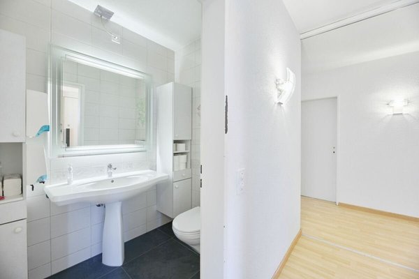 WC-Anlage im Obergeschoss