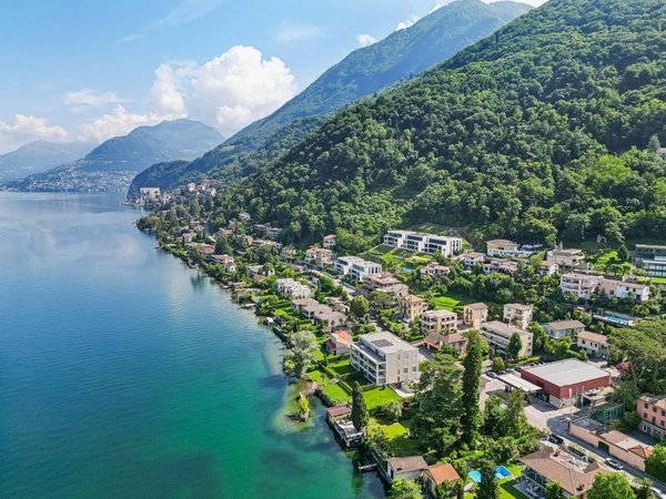 Drohnenaufnahme Richtung Campione