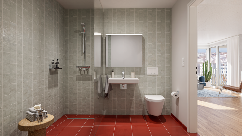 Badezimmer (Mustervisualisierung Rubin)