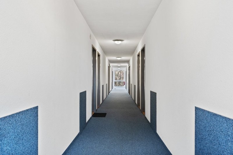 Couloir de distribution des studios