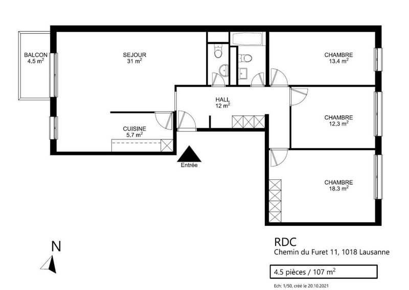 Plan appartement