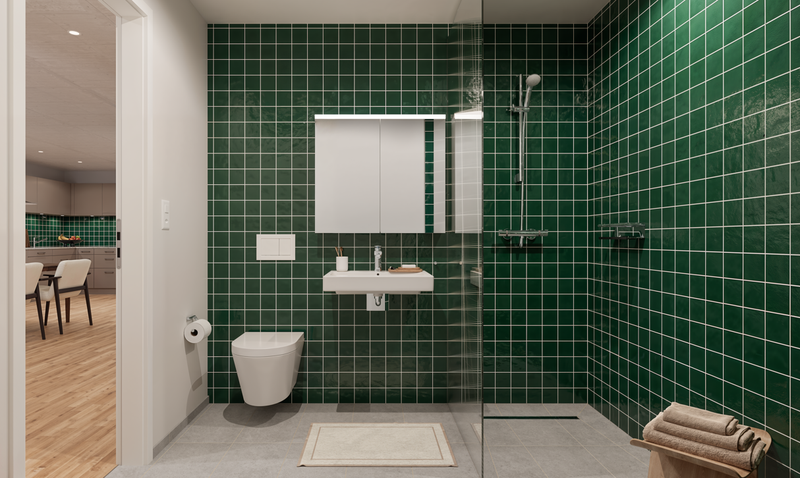 Badezimmer (Mustervisualisierung Smaragd)