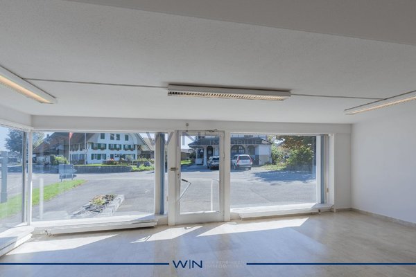 Zentral und sichtbar