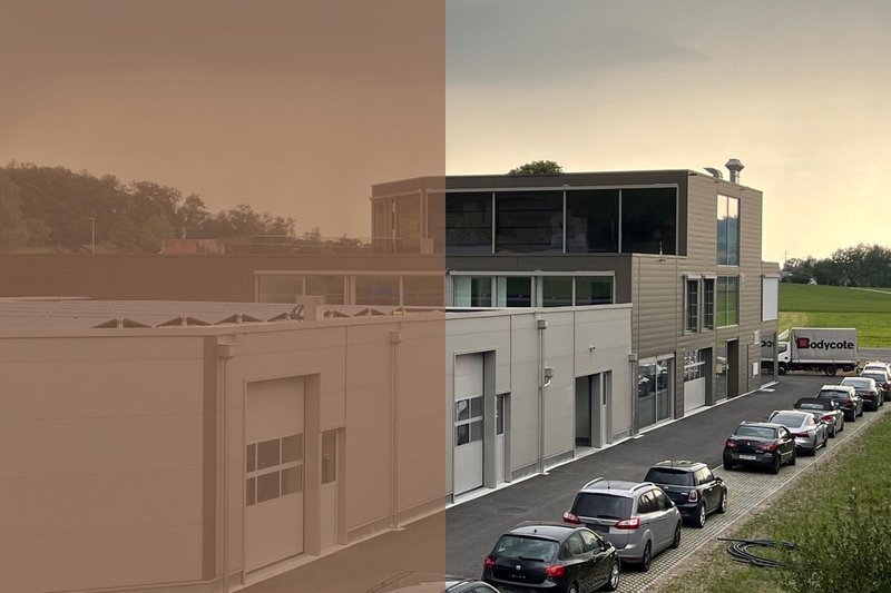 Aussenansicht Liegenschaft Gewerbestrasse 6 (Nordseite)