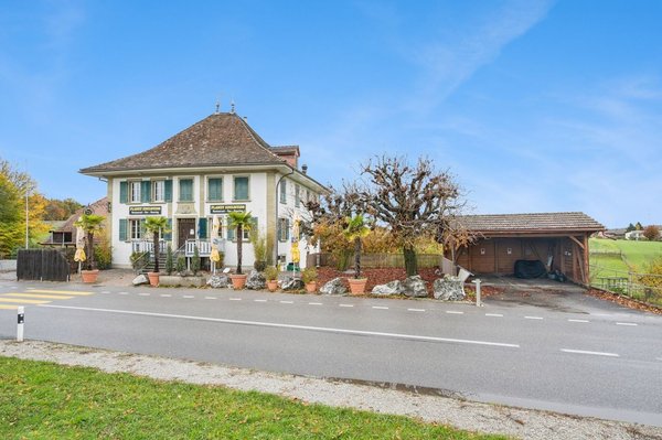 Aussenansicht mit Carport