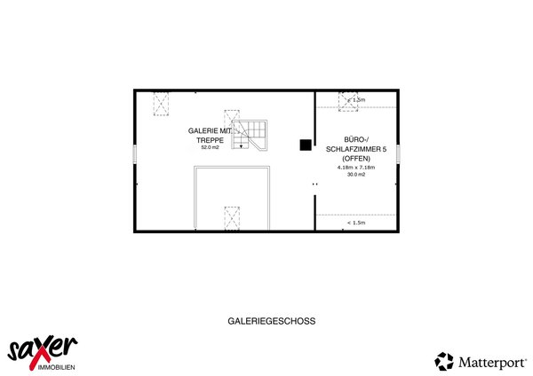 Plan Galeriegeschoss