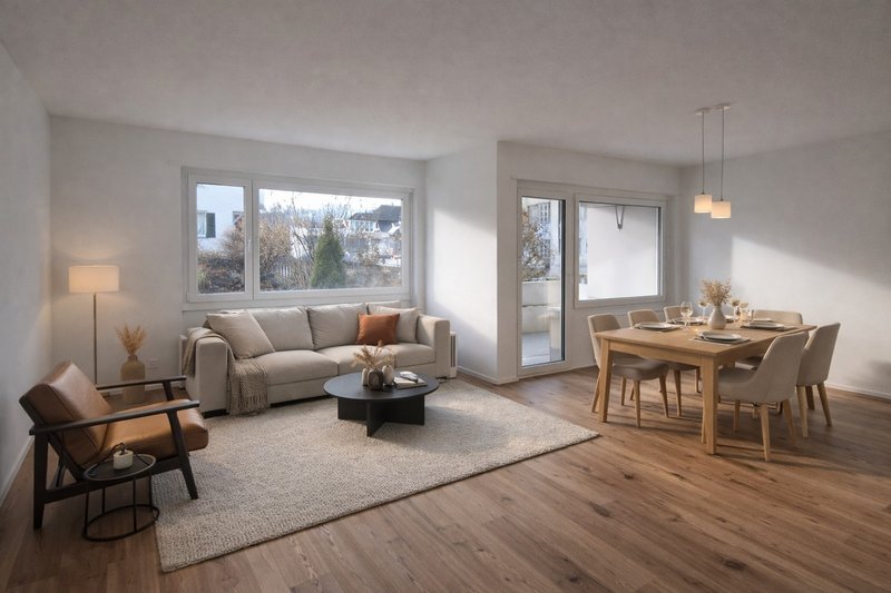 Grosszügiger Wohnbereich