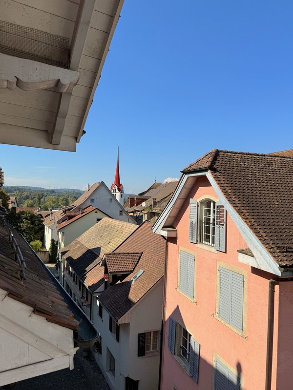 Aussicht aus dem Fenster