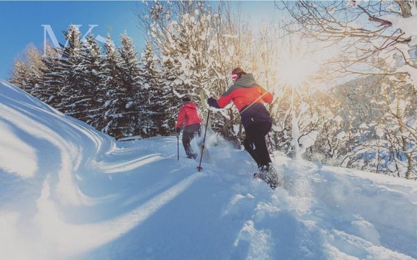 Vergnügen im Schnee