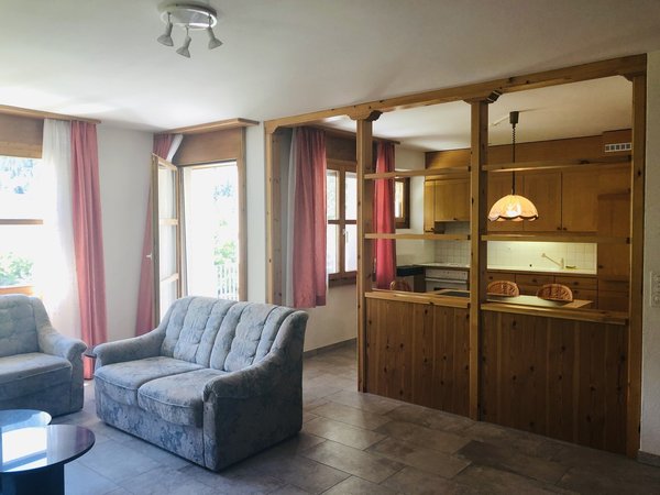 kitchen view from the living room