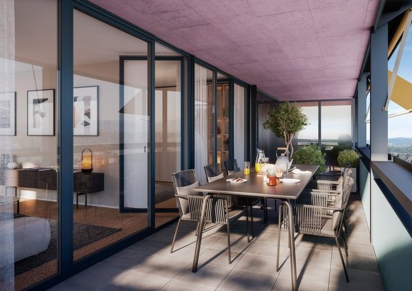 Visualisierung Balkon