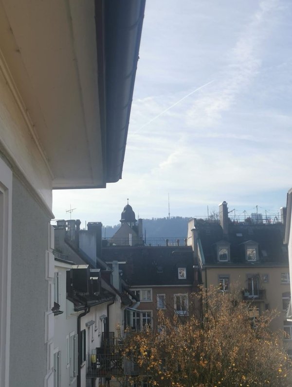 Aussicht vom Balkon