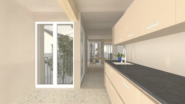 Visualisierung Küche (Musterbild)