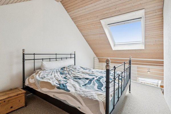 Gemütlicher Schlafbereich unterm Dach