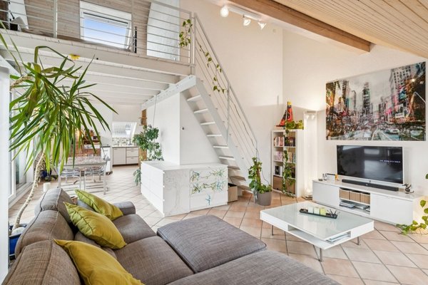 Wohnzimmer mit Galerie