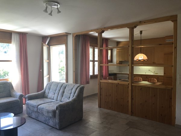 living with view on kitchen