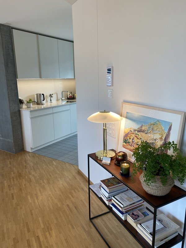 Entrance to the galley kitchen