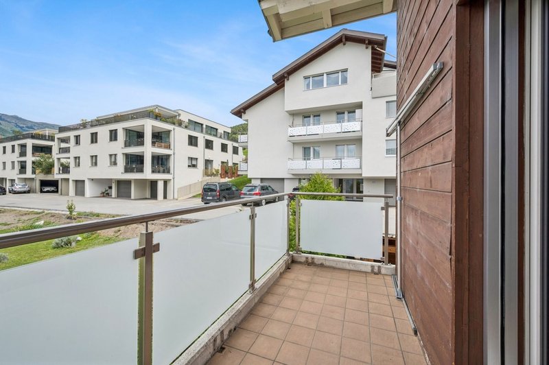 Balkon mit Quartierblick