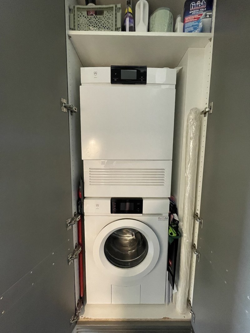 Waschmaschine und Trockner