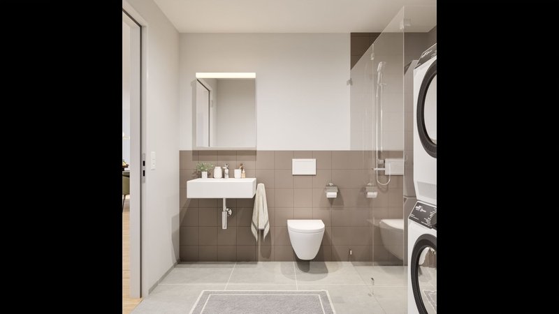 Bad mit Dusche - Referenzbild