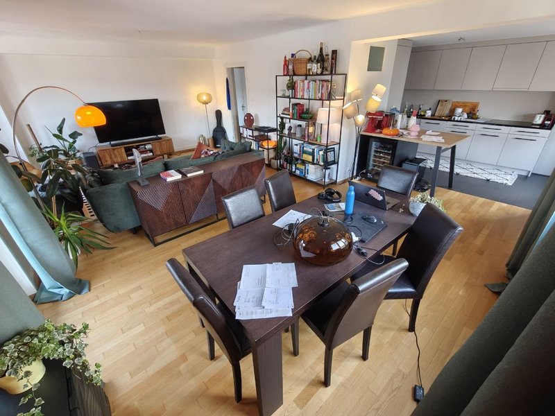 Dining + living room