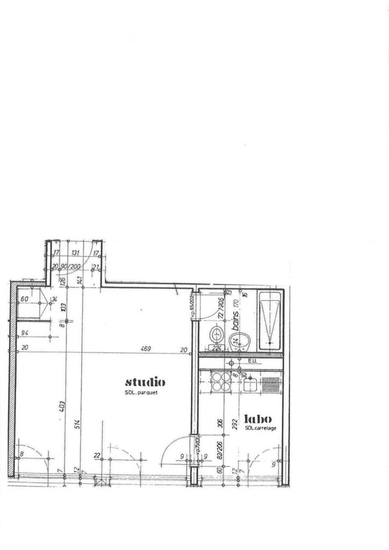 Plan de l'appartement