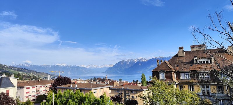 La vue depuis le balcon