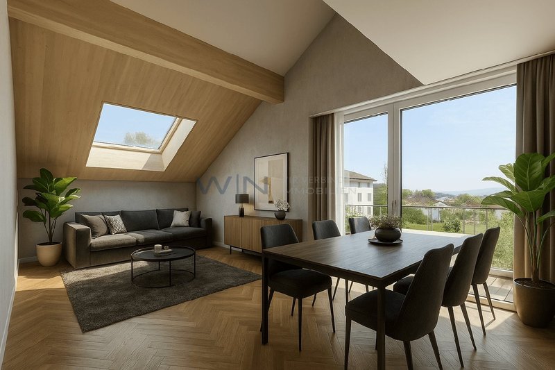 Einladend hohe Wände