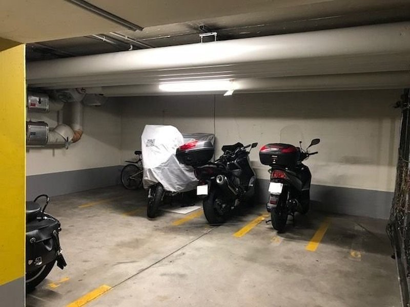 Motorradparkplatz