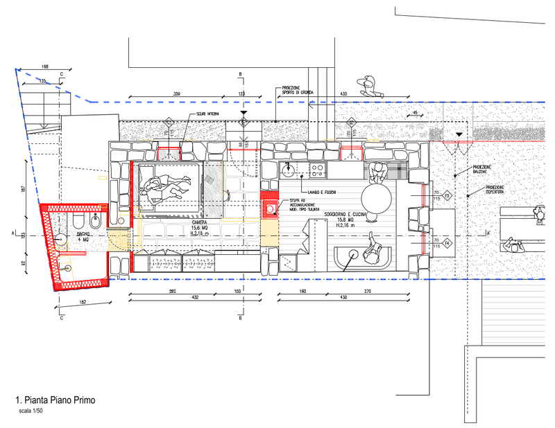 plan of the apartament 1