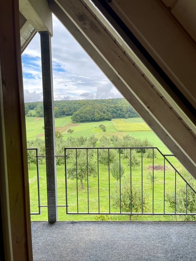 Balkon mit toller Aussicht