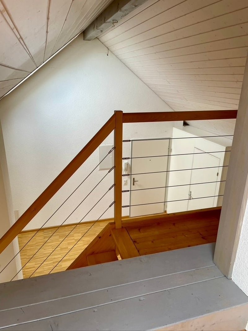 Blick von der Galerie zum Wohnungseingang