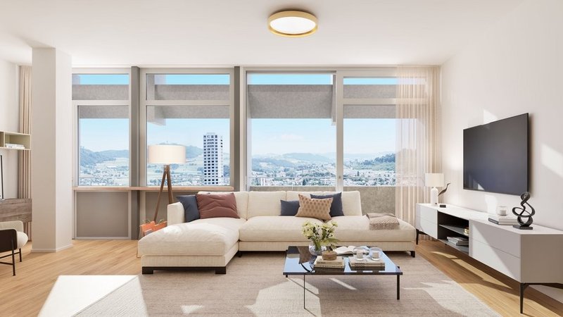 Wohnzimmer - Rendering