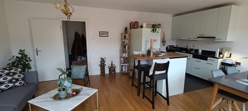 Wohnzimmer & Küche/Living Room &Kitchen