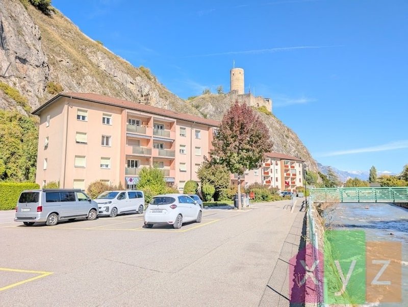 Deuxième photo de la situation de la PPE bien entretenue, au bord de la Dranse