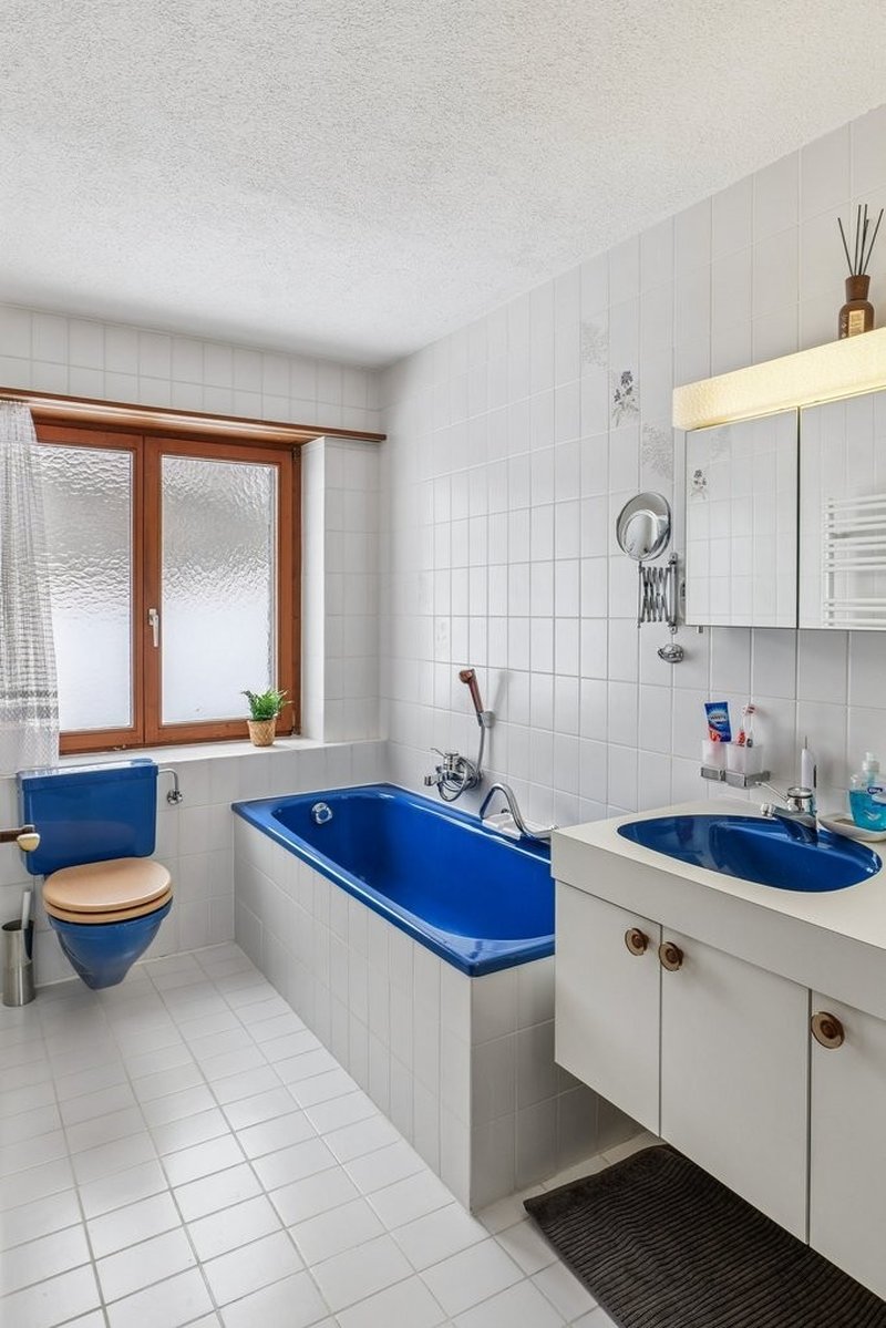 Badezimmer im Erdgeschoss