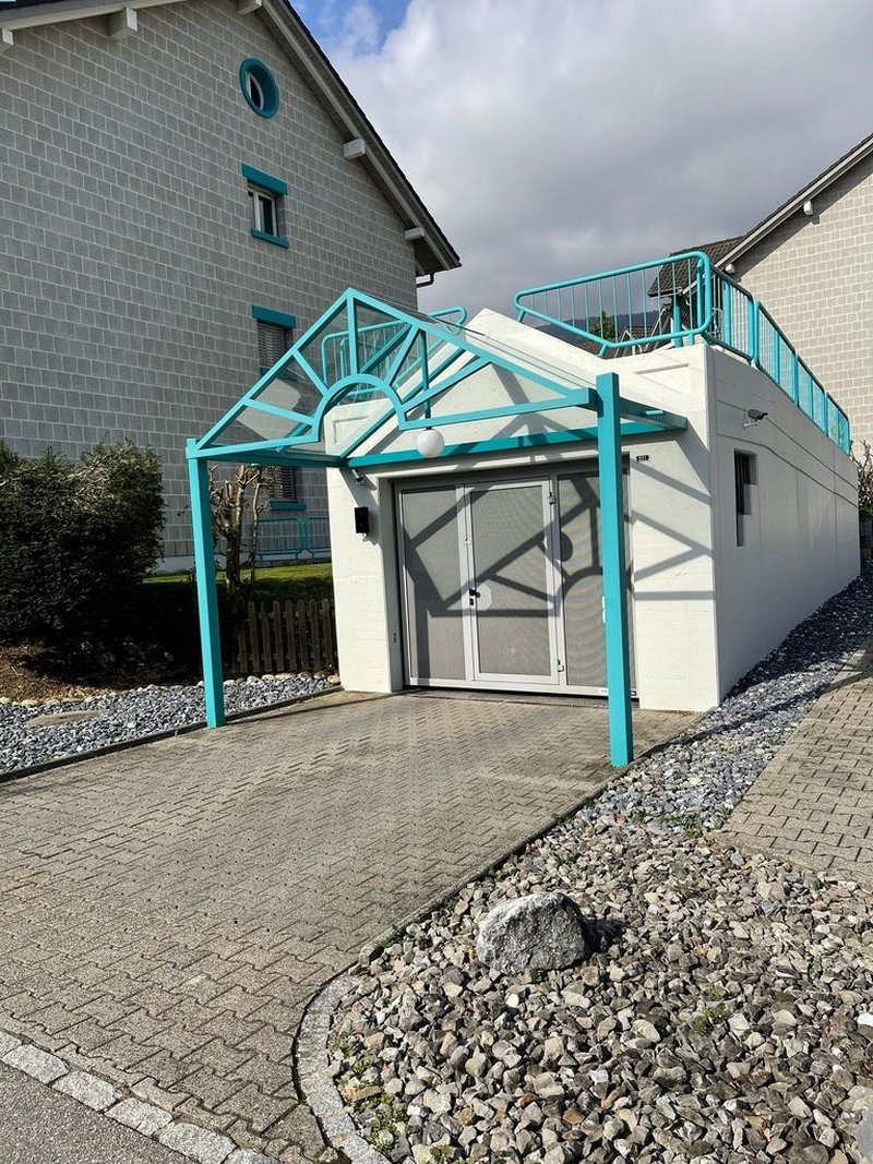 Einstellhalleneinfahrt