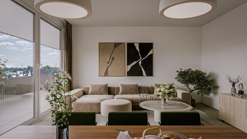 Visualisierung Wohnzimmer