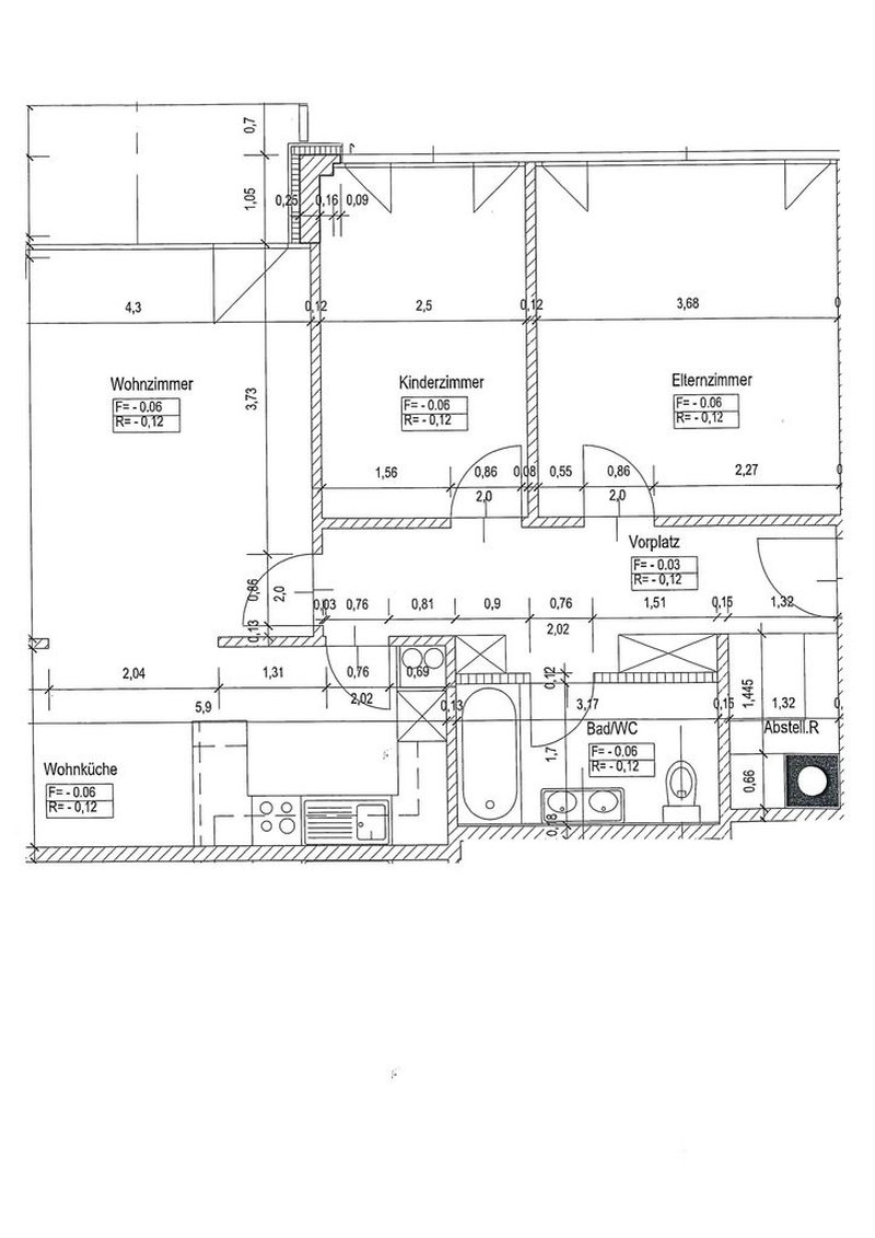 Typenähnlicher Grundrissplan