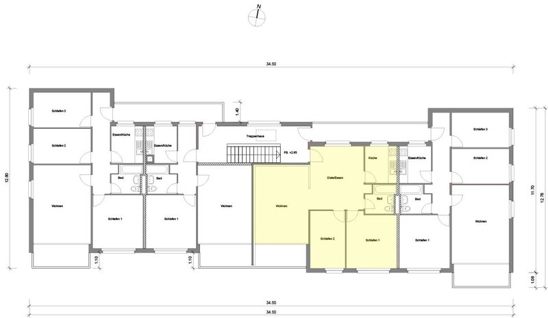Grundriss Hochparterre
