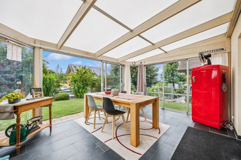 Wintergarten mit direktem Gartenzugang
