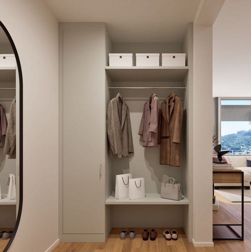 Garderobe - Rendering