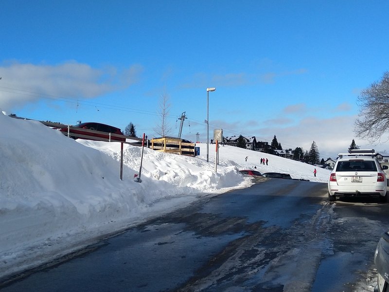 Skilifte ca. 150 m vor dem Haus entfernt